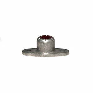 22NA38-82BC100 Nut - Anchor - Two Lug - Countersunk 100 Degree - Countersunk Rivet Holes - 8-32 - Nylon Insert