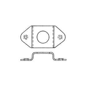 3R2-5C Dzus Reinforcement - Fastener - Dimpled Rivet Holes