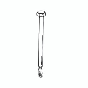 AN4-23A Bolt - Undrilled - Vintage