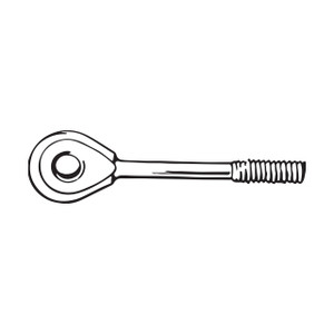 AN170-80RL Eye - Turnbuckle (For Cable) - Right Thread -  Long Length