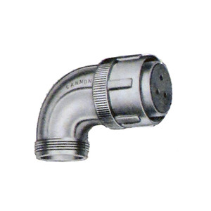 AN3108M-14S-5S Cannon Connector - Angle 90° - Plug - Solid Shell Pressurized Vibration Resistant - Size 14 - Arrangment 5 - Socket Contact Type
