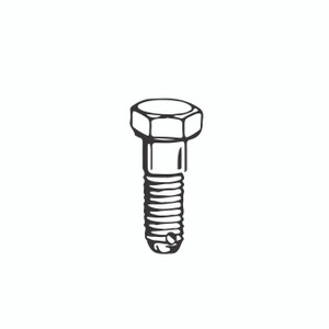 AN174-22 - Bolt - Machine - Close Tolerance - Aircraft - Steel - Drilled Shank