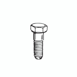 AN174-22A - Bolt - Machine - Close Tolerance - Aircraft - Steel - Undrilled