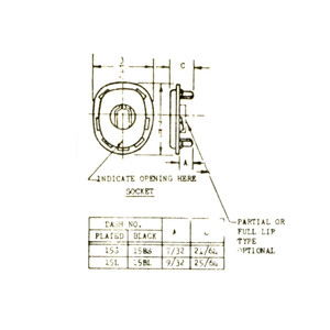 AN227-15S - Fasteners - Snap And Curtain - Socket - Plated