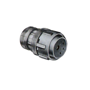 AN3106A-14S-2S Cannon Connector - Straight - Plug - Solid Shell - Size 14 - Arrangement 2 - Socket Contact Type
