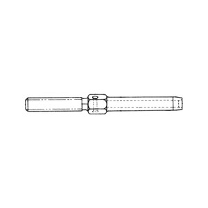 AN666-6RH - Terminal - Threaded Cable for Swaging