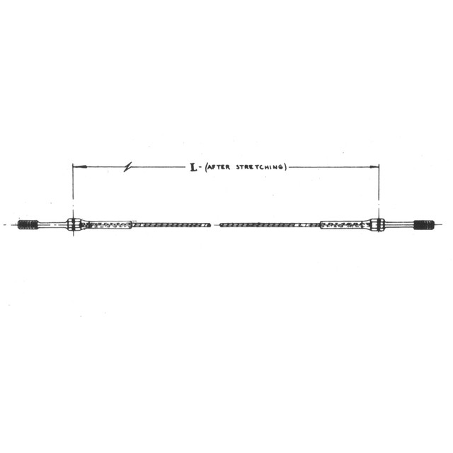 A75N1-3505-4-SS-ACP - Cable Assembly - Cockpit To Non-reverse Mech Tab Control - Swaged
