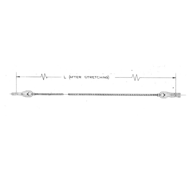 A75N1-3507-2-SS-ACP - Cable Assembly - Tru-Loc Open and Closed Ends - Non-Reversing Mech to tab