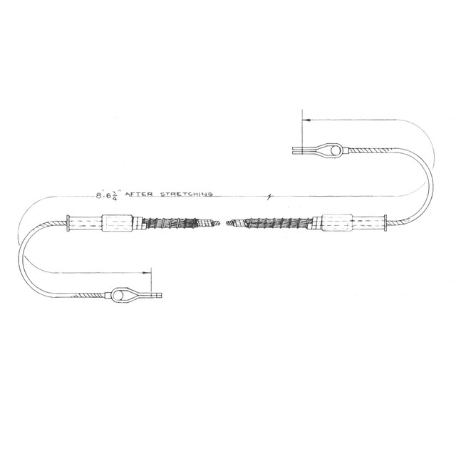 75-3488-SS-ACP Cable Assembly - Tail Wheel Control