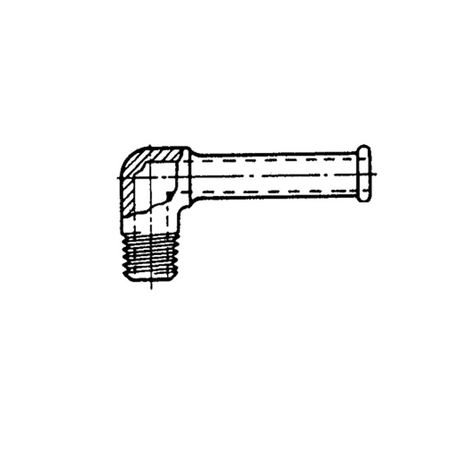 AC852-16-16 Elbow - Pipe Thread and Hose - 90 Degree - Brass - 1 Pipe x 1 Hose