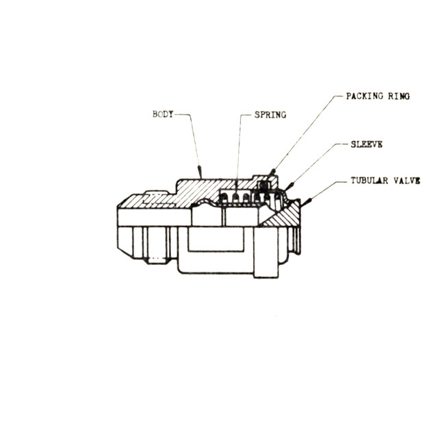 AN6221-8 - Coupling - Hydraulic Quick Release -