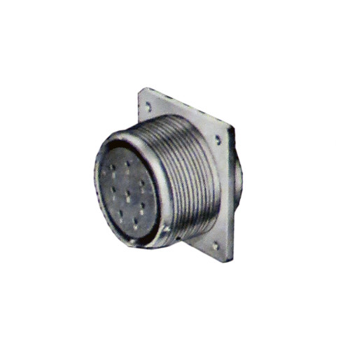 AN3102A-12S-1S Cannon Connector - Box Mounting - Receptacle - Solid Shell - Size 12 - Arrangment 1 - Socket Contact Type