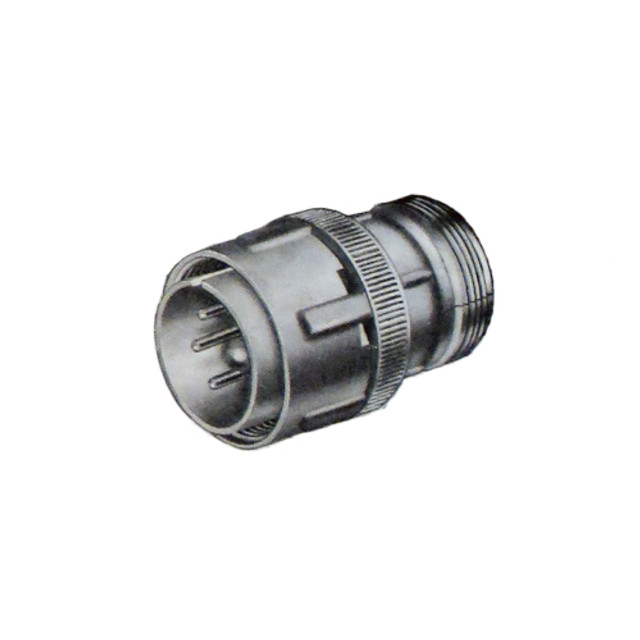 AN3106-24-2P Cannon Connector - Straight - Plug - Solid Shell - Size 24 - Arrangment 2 - Pin Contact Type