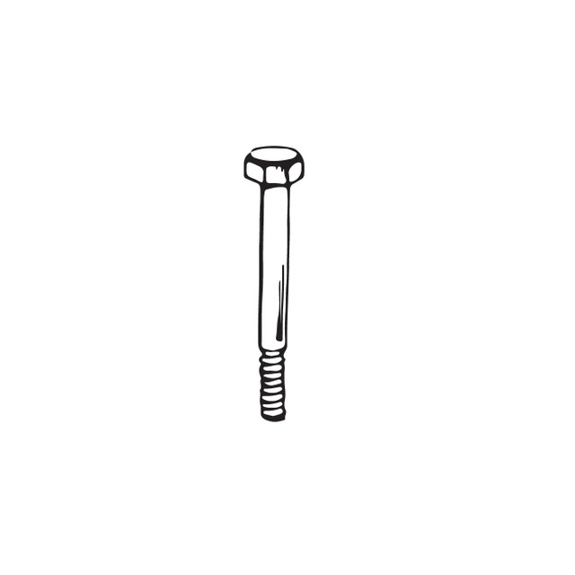 AN4-52A Bolt - Aircraft - Steel - Undrilled