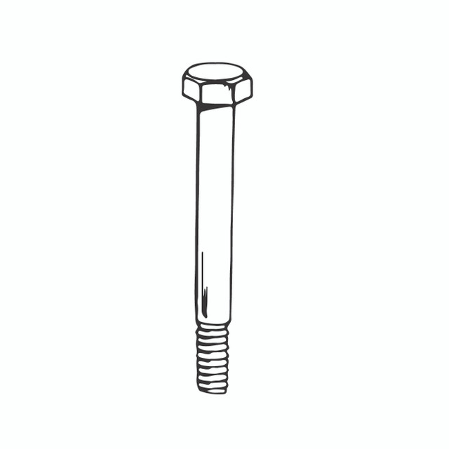 AN6-32A Bolt - Aircraft - Steel - Undrilled