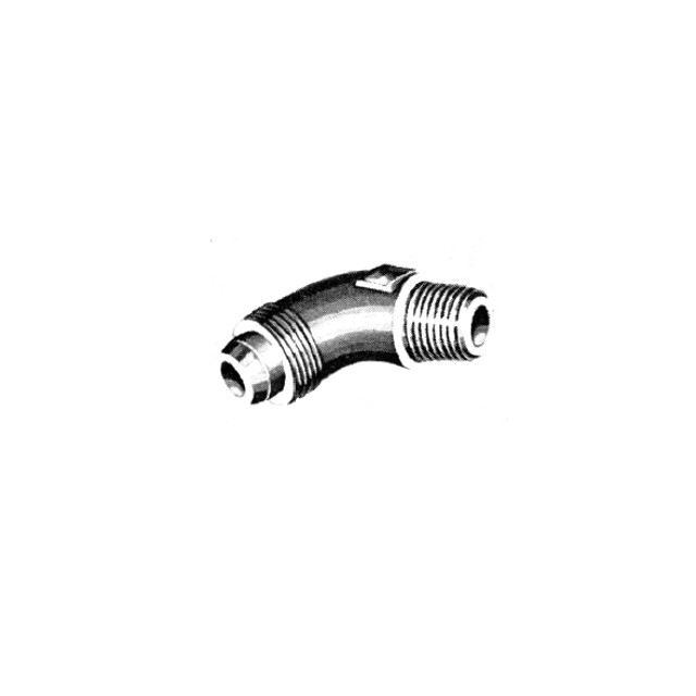 AN823-6D Elbow - Flared Tube and Pipe Thread 45°