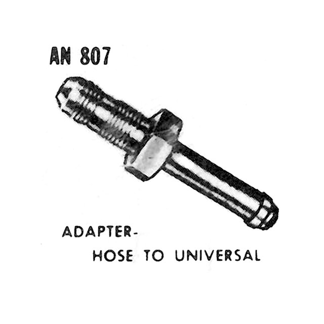 AN807-16D Adapter - Hose to Universal