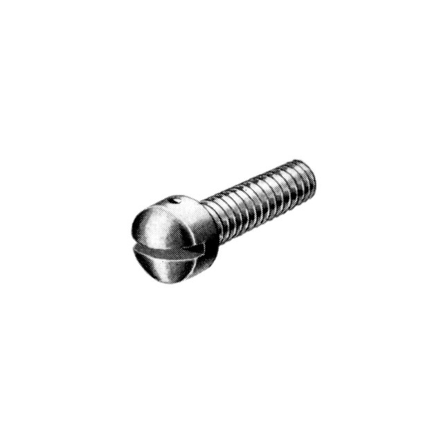 AN501A-8-12 - Screw - Fillister Head - Carbon Steel - Drilled Head - Slotted - 8-32 Thread 3/4 in Length