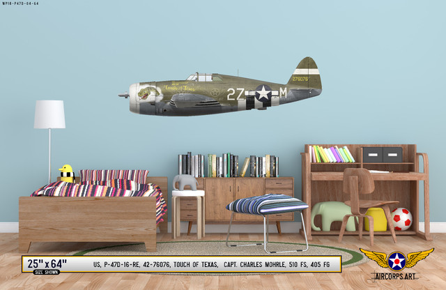 P-47D Thunderbolt "Touch of Texas" Decorative Vinyl Decal