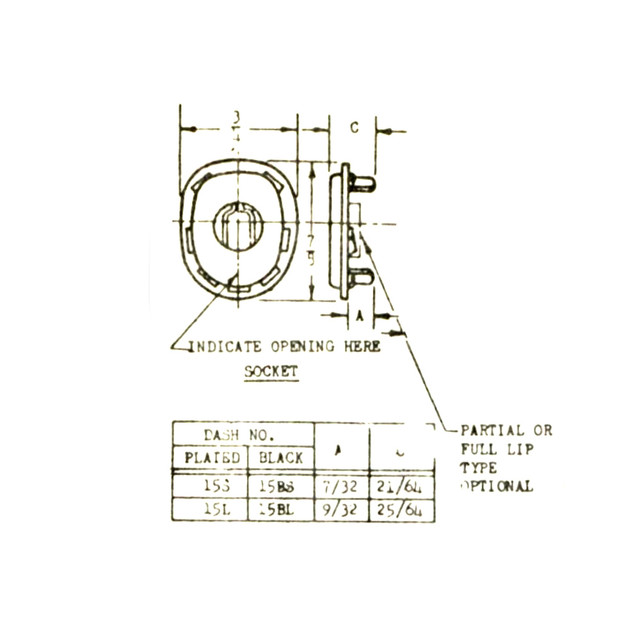 AN227-15S - Fasteners - Snap And Curtain - Socket - Plated