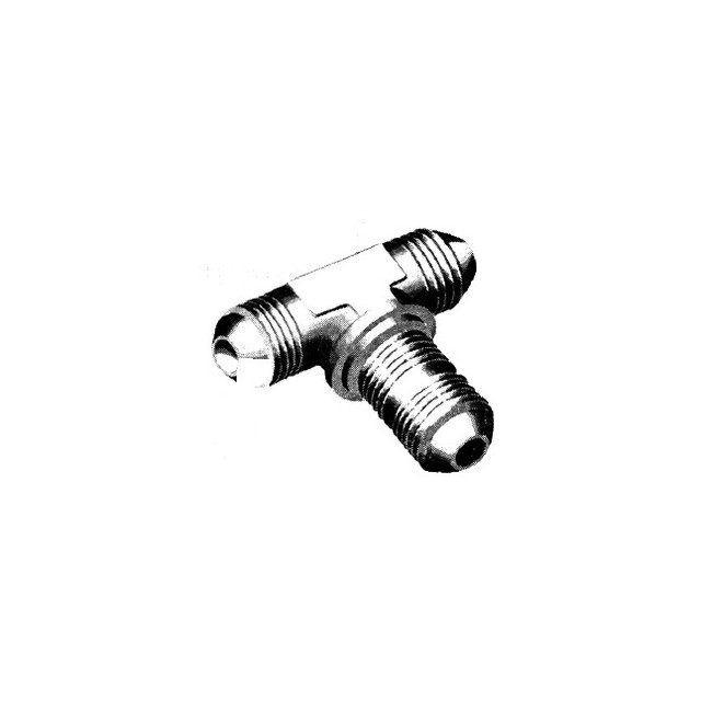 AN834-12D Tee - Bulkhead and Universal Flared Tube