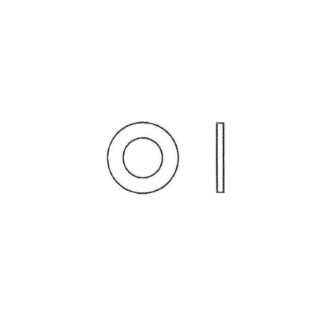 AN960PD-10 Washer - Plain - Anodized Aluminum