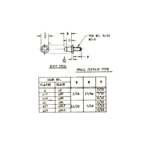 AN227-1B Socket - Fastener - Snap and Curtain - Black