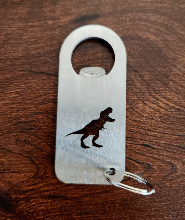 t-rex keychain, t-rex keychain bottleopener, t-rex bottleopener, dinosaur bottleopener, dinosaur keychain, texas keychain,