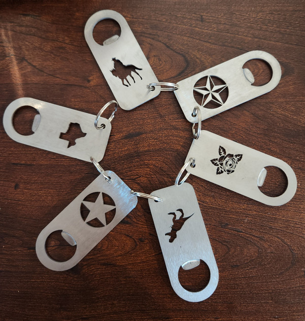 bottle opener, texas themed bottle openers, bottle opener keychain, keychain, texas keychain,