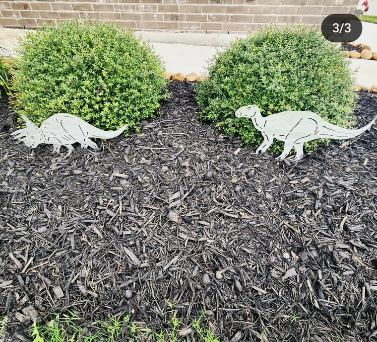 dinosaur stakes, Jurassic Park, jurassic park home decor, dinosaur lawn decor, dinosaur home decor, jurassic park lawn decor, triceratops garden stake, iguanadon garden stake, trex garden stake, pteradactyl garden stake, stegosaurus garden stake