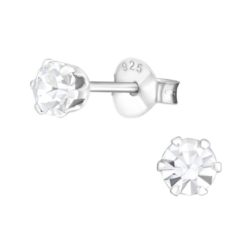 Pear CZ Gemstone Titanium Flat Back Ear Piercing Jewelry Stud – Siren Body  Jewelry