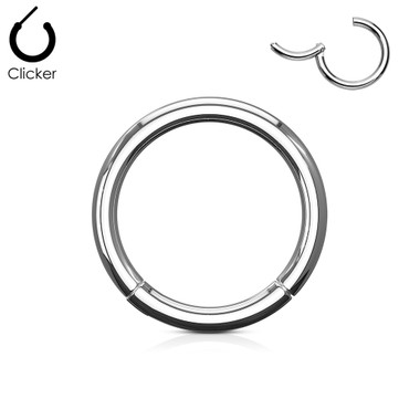 High Quality Precision 316L Surgical Steel Hinged Segment Hoop Rings