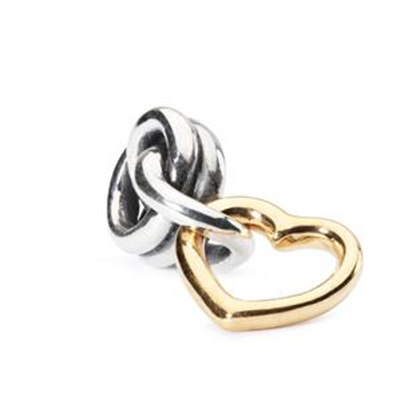トロールビーズ　ラッキーラブ Lucky in Love Silver and 18K Gold Trollbeads.