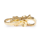 PETALS PATH CLASP, GOLD PLATED