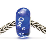 The Diamond Bead, Blue  Trollbead on a chain