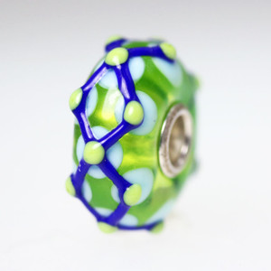 Light Green and Blue Bead