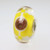 Yellow & Glitter Unique Bead