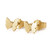 FLUTTER TINY STUDS, GOLD PLATED