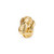 DOUBLE INFINITY KNOT, GOLD PLATED