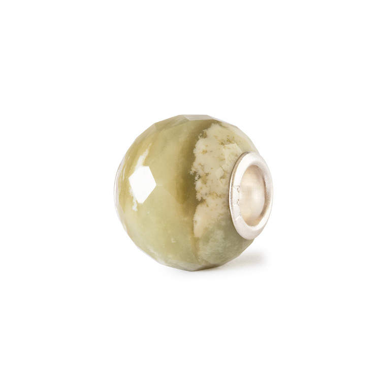ROUND GREEN YELLOW CALCITE FACET