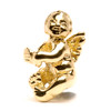 Cherub Bead, Gold Trollbeads