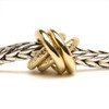 2+2 Gold Trollbeads on a chain
