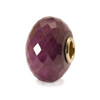 Ruby Bead with Gold Core Trollbeads