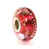 Silver Trace Bead, Pink Trollbeads