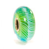 Turquoise Feather Glass Trollbeads