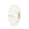 White Stripe Glass Trollbeads