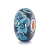 Midnight Flower Glass Trollbeads