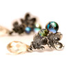 Flowers asymmetrical, Earrings