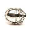 Front side of Scarab Trollbead, Sterling silver