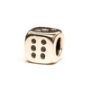 Trollbeads Dice Sterling Silver Bead.
